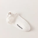 Chaussettes blanches en coton à languette chat pour femme | Chaussettes confortables et élégantes | Idéales pour le quotidien ou les occasions spéciales | Disponibles en plusieurs couleurs et tailles