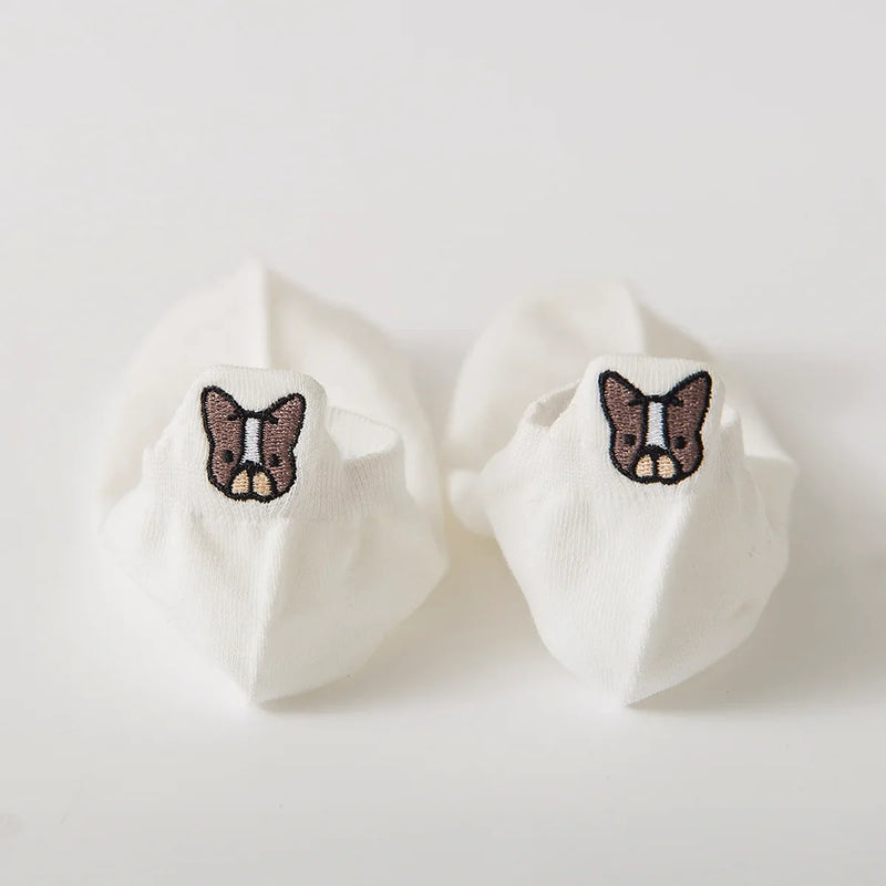 Chaussettes en coton bulldog à languette chien pour femme | Chaussettes confortables et élégantes | Idéales pour le quotidien ou les occasions spéciales | Disponibles en plusieurs couleurs 