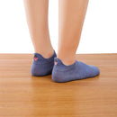 Chaussettes basses femme à languette avec broderie fleur, cœur, tulipe ou soleil. Maintien parfait. Taille 35-41. Douces, gaies et confortables.