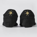 Chaussettes basses femme à languette avec broderie fleur, cœur, tulipe ou soleil. Maintien parfait. Taille 35-41. Douces, gaies et confortables.