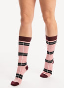 Marni - Chaussettes Quadrillées - Cinder Rose - Femme