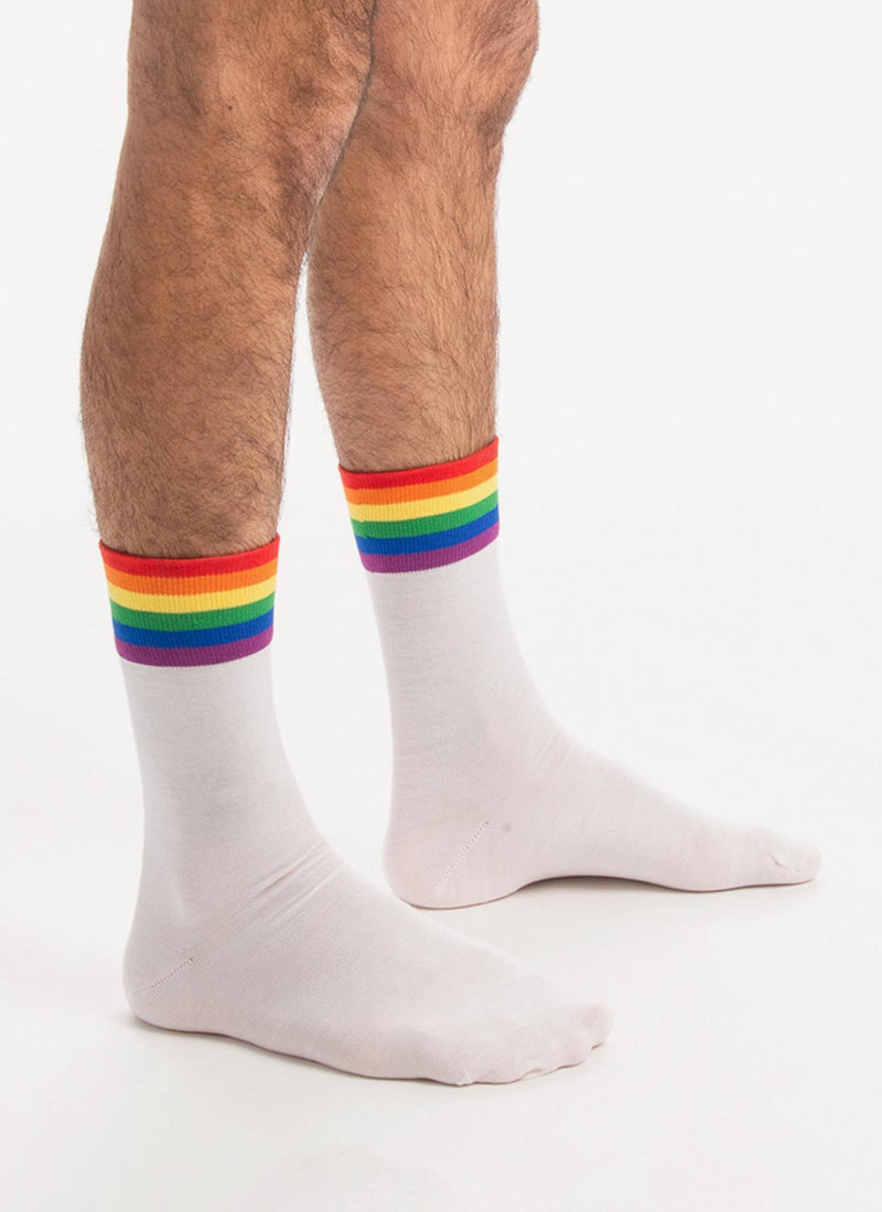 Burberry - Chaussettes Raimbow Cuff - White Raimbow - Homme