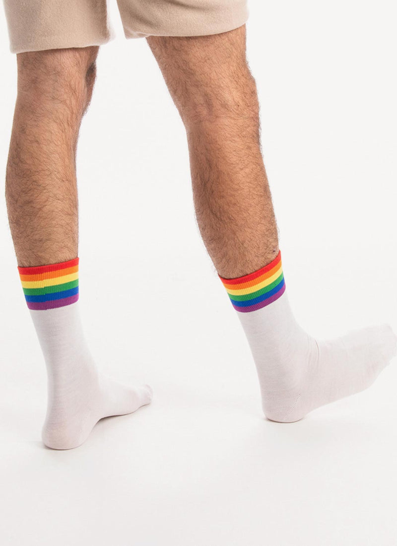 Burberry - Chaussettes Raimbow Cuff - White Raimbow - Homme