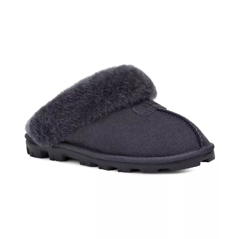Coquette Slippers - Navy Blue