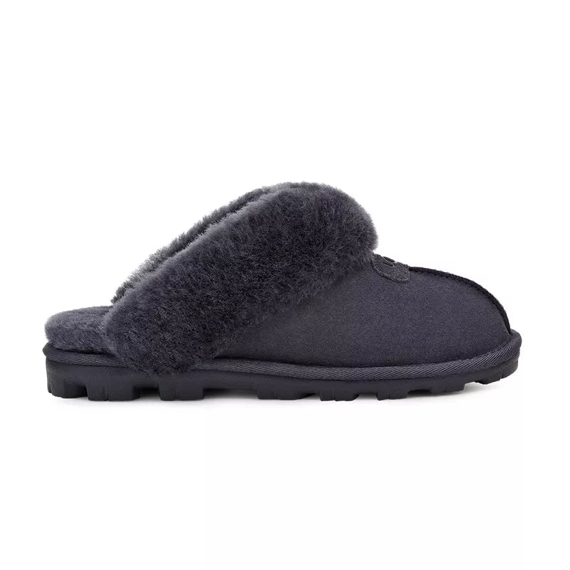 Coquette Slippers - Navy Blue