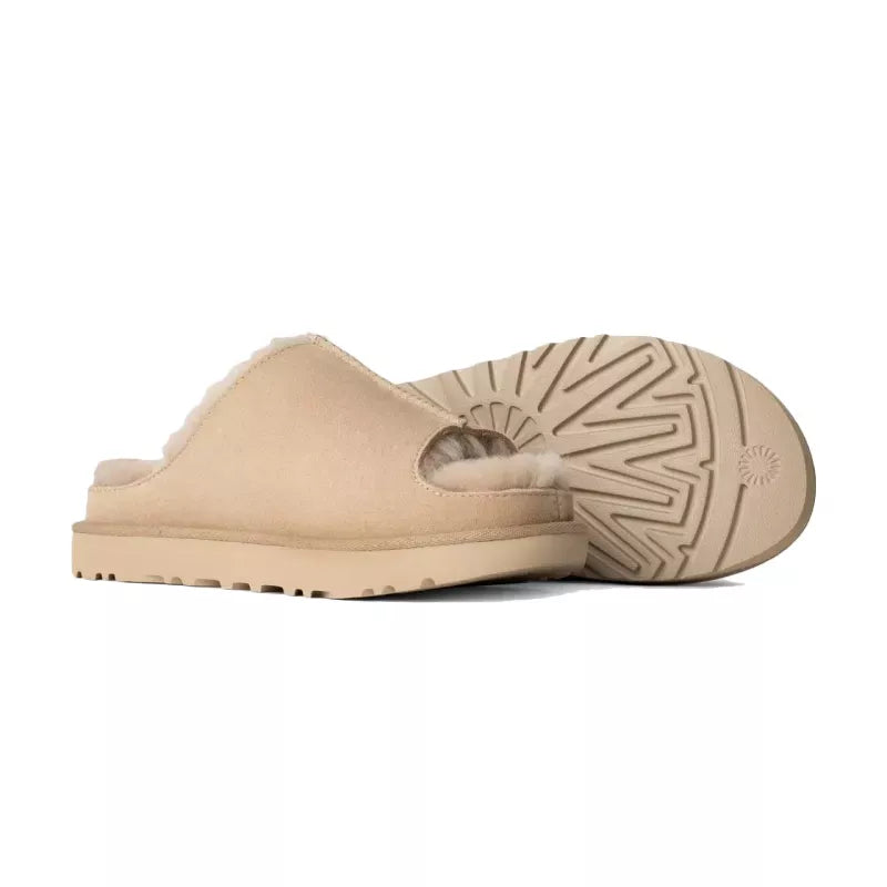 Greenport Slide Slippers - Beige/Ecru
