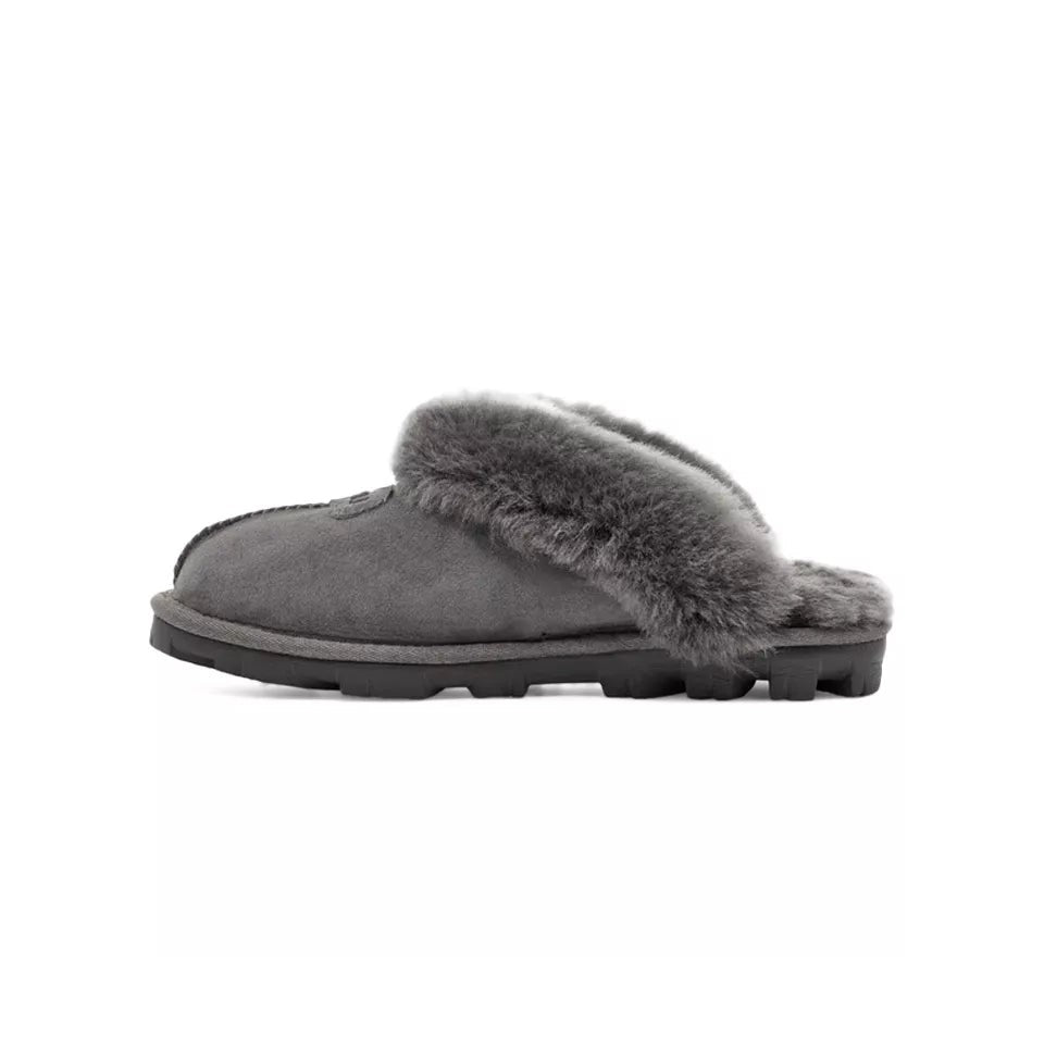 Coquette Slippers - Grey