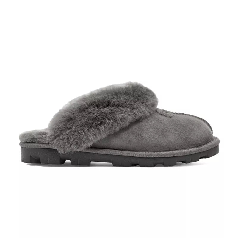 Coquette Slippers - Grey
