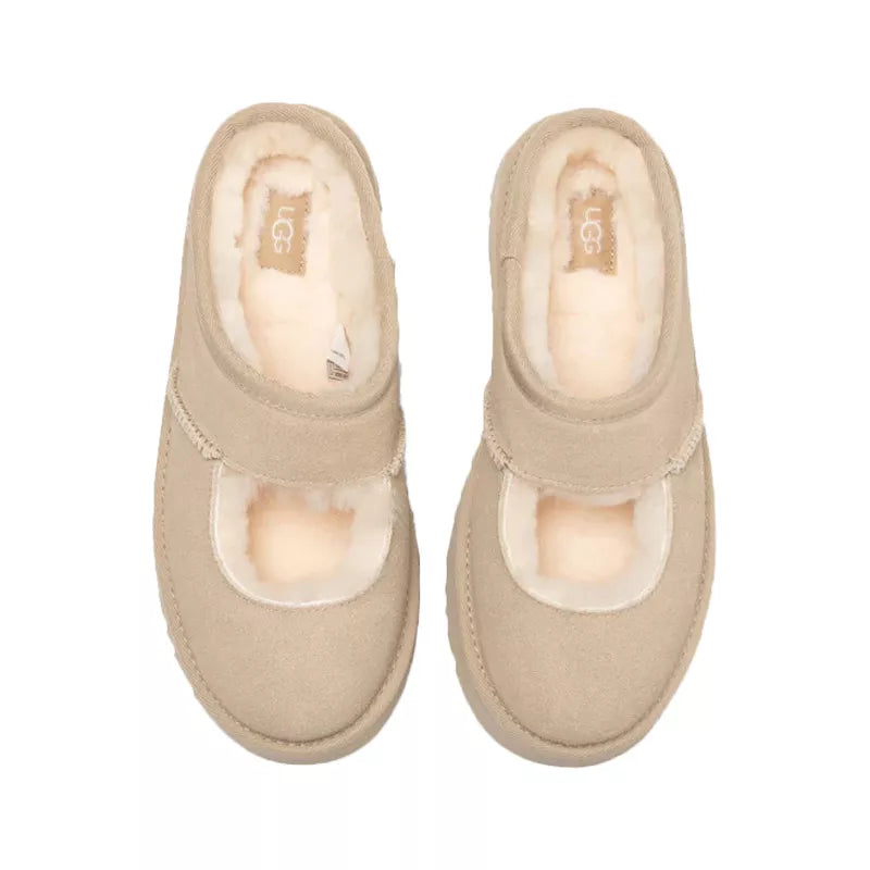 Chaussons Slippers Bea Mary Jane - Beige Clair