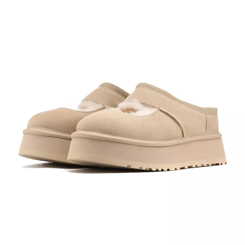 Chaussons Slippers W Bea Mary Jane - Beige Clair