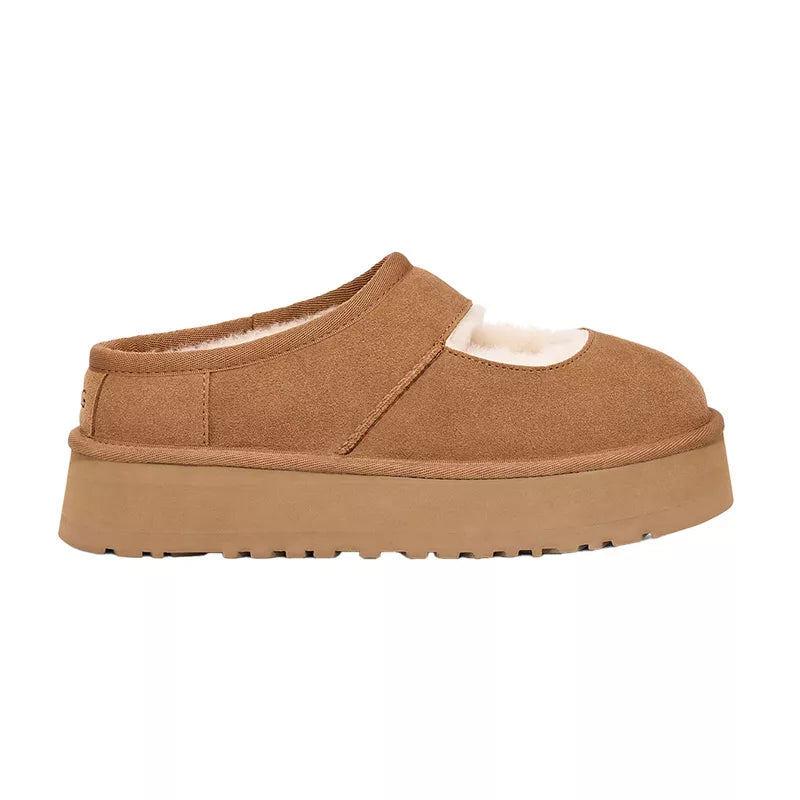 Slippers W Bea Mary Jane - Chestnut