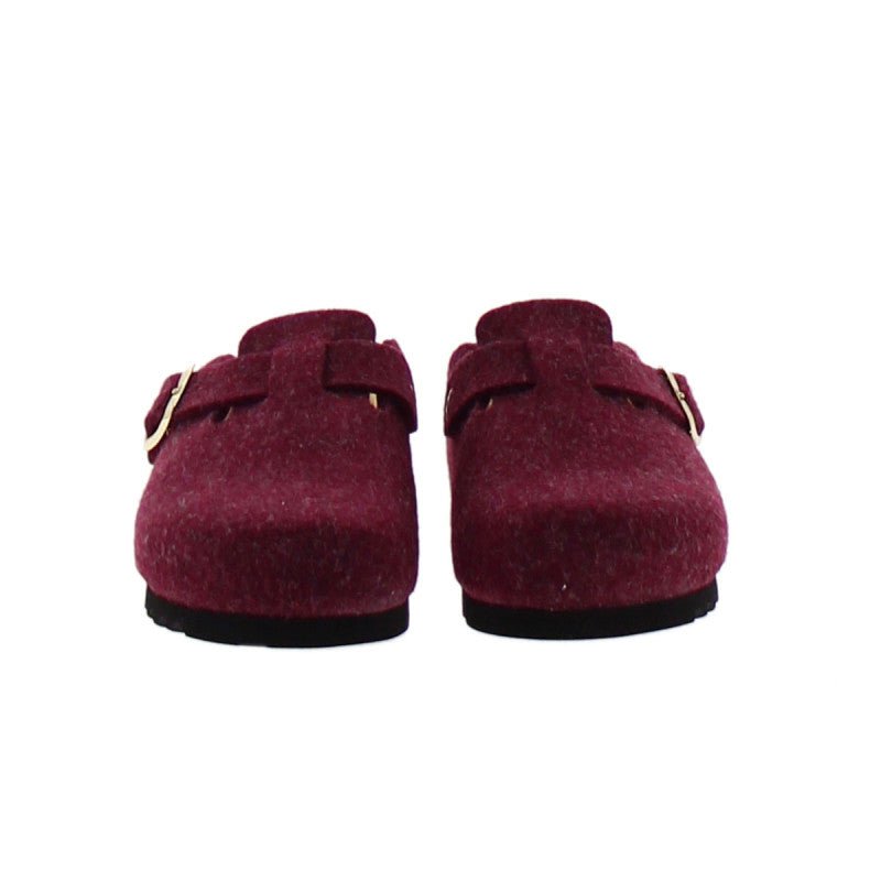 Chaussons Fae Felt - Bordeaux - Femme
