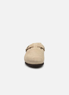 Lined Slippers - Beige - Women