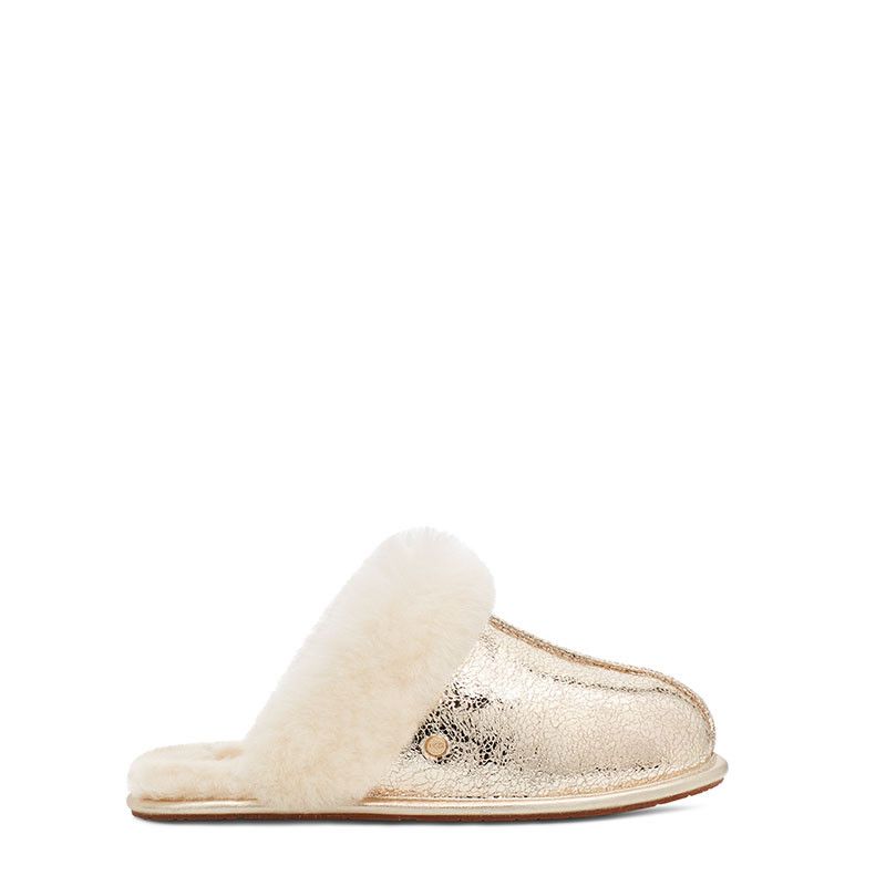 Zapatillas Scuffette Ii Metallic Sparkle - Dorado - Mujer