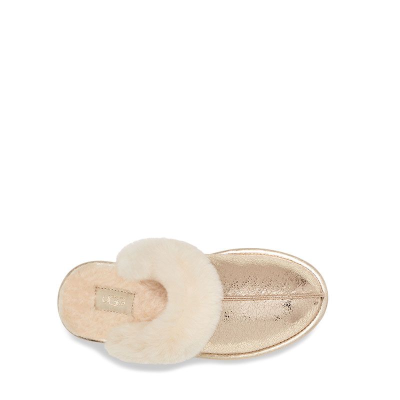 Zapatillas Scuffette Ii Metallic Sparkle - Dorado - Mujer