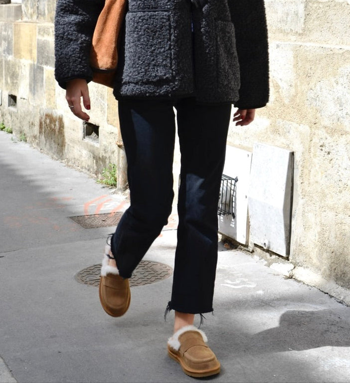 Chaussons Mocassins Candor - Beige - Femme