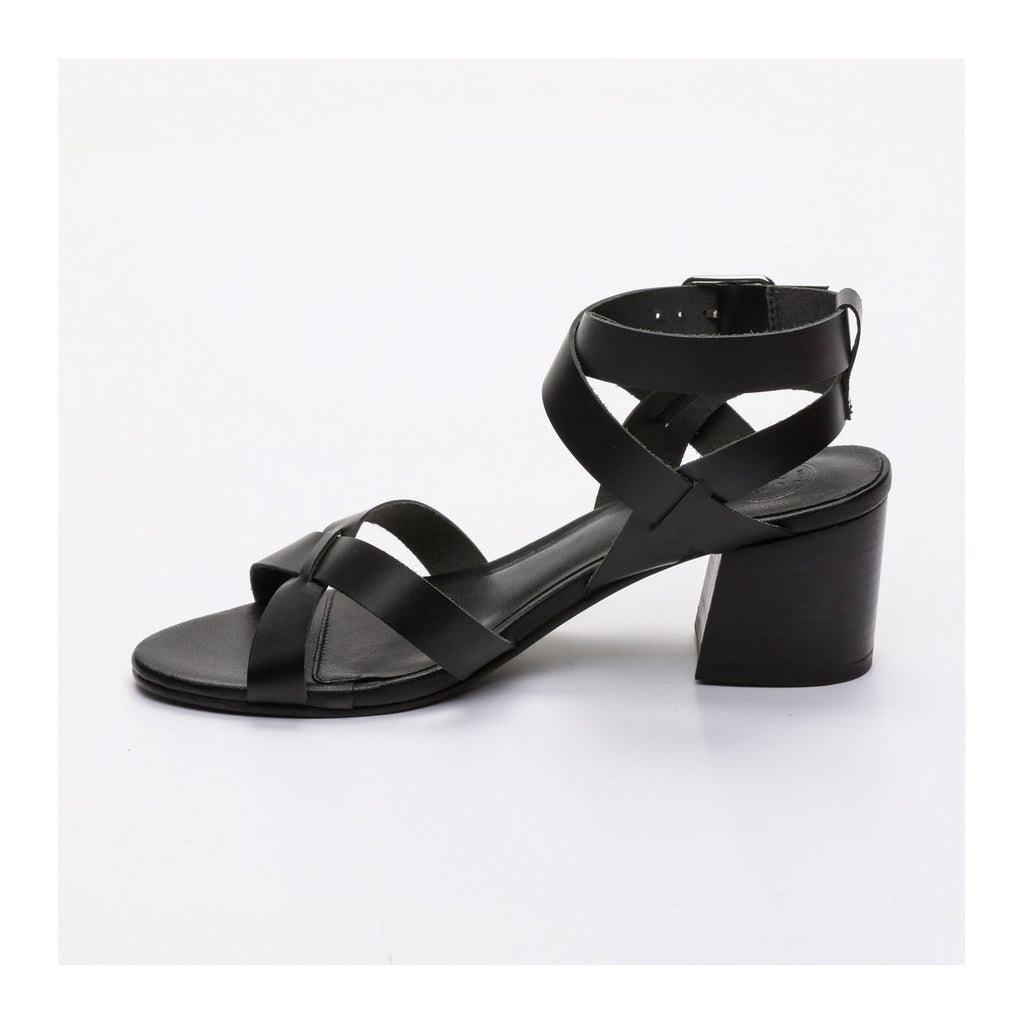 White Sun - Sandalias de tacón Anaba - Negro Buff - Negro