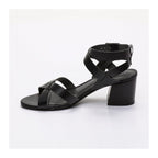 White Sun - Sandalias de tacón Anaba - Negro Buff - Negro