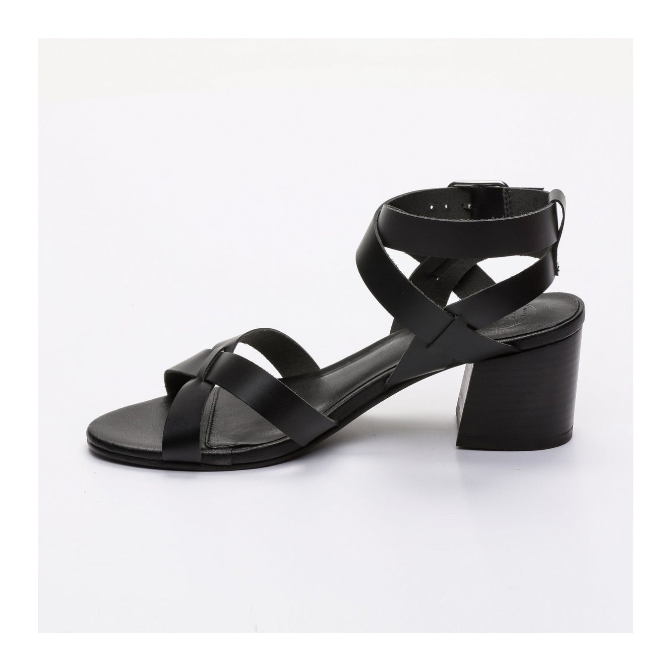 White Sun - Sandalias de tacón Anaba - Negro Buff - Negro