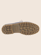 Blue Suede Notched Boat Shoes - Men
