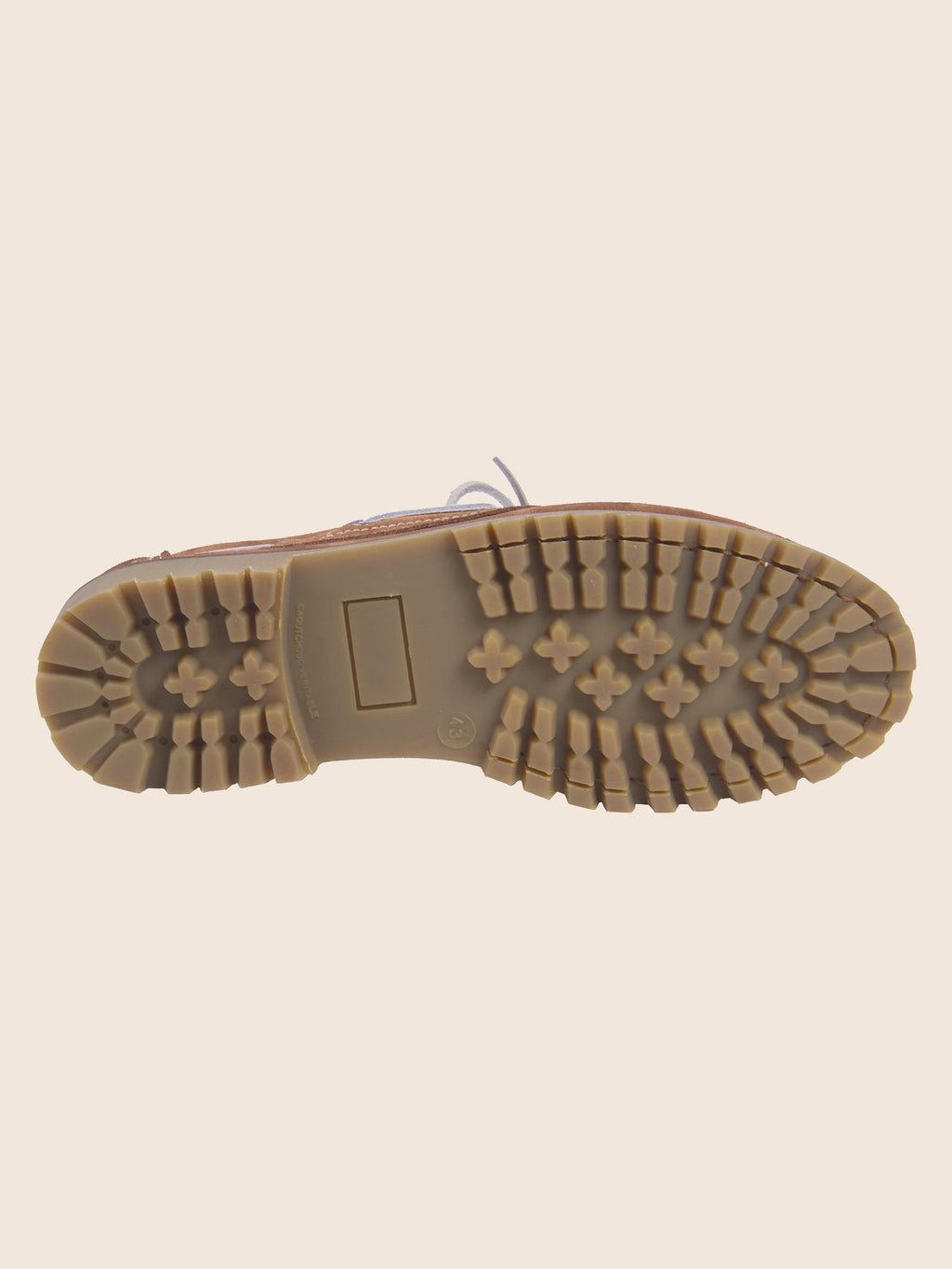 Chaussures Bateau Cranté Daim Camel - Homme