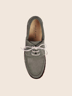 Chaussures Bateau Cranté Daim Kaki - Homme