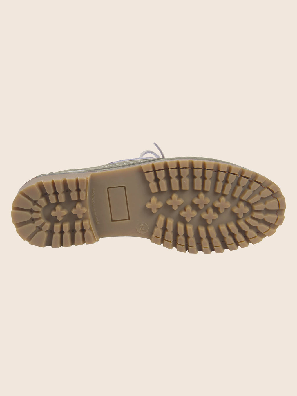 Chaussures Bateau Cranté Daim Kaki - Homme