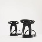 White Sun - Cavalier Sandals - Black Buff - Black