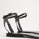 Sol Blanco - Sandalias Cavaliers - Negro Buff - Negro