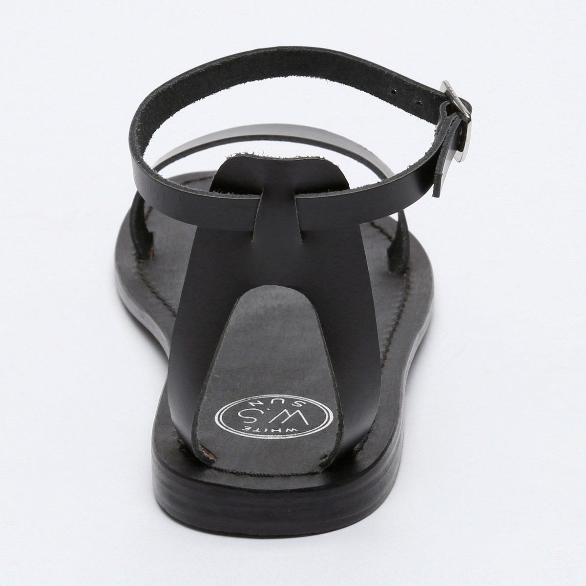White Sun - Cavalier Sandals - Black Buff - Black