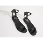 White Sun - Cavalier Sandals - Black Buff - Black