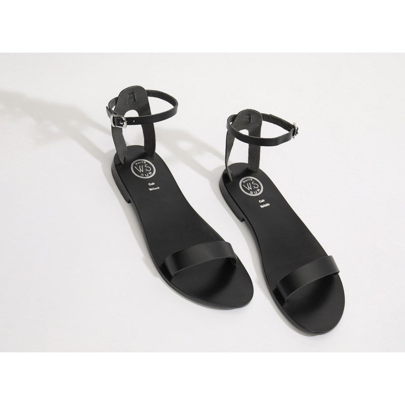 Sol Blanco - Sandalias Cavaliers - Negro Buff - Negro