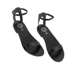 Sol Blanco - Sandalias Cavaliers - Negro Buff - Negro