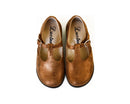 Girls' Mary Jane Shoes with Buckle - Emilie - Iridescent Camel Leather - Girls