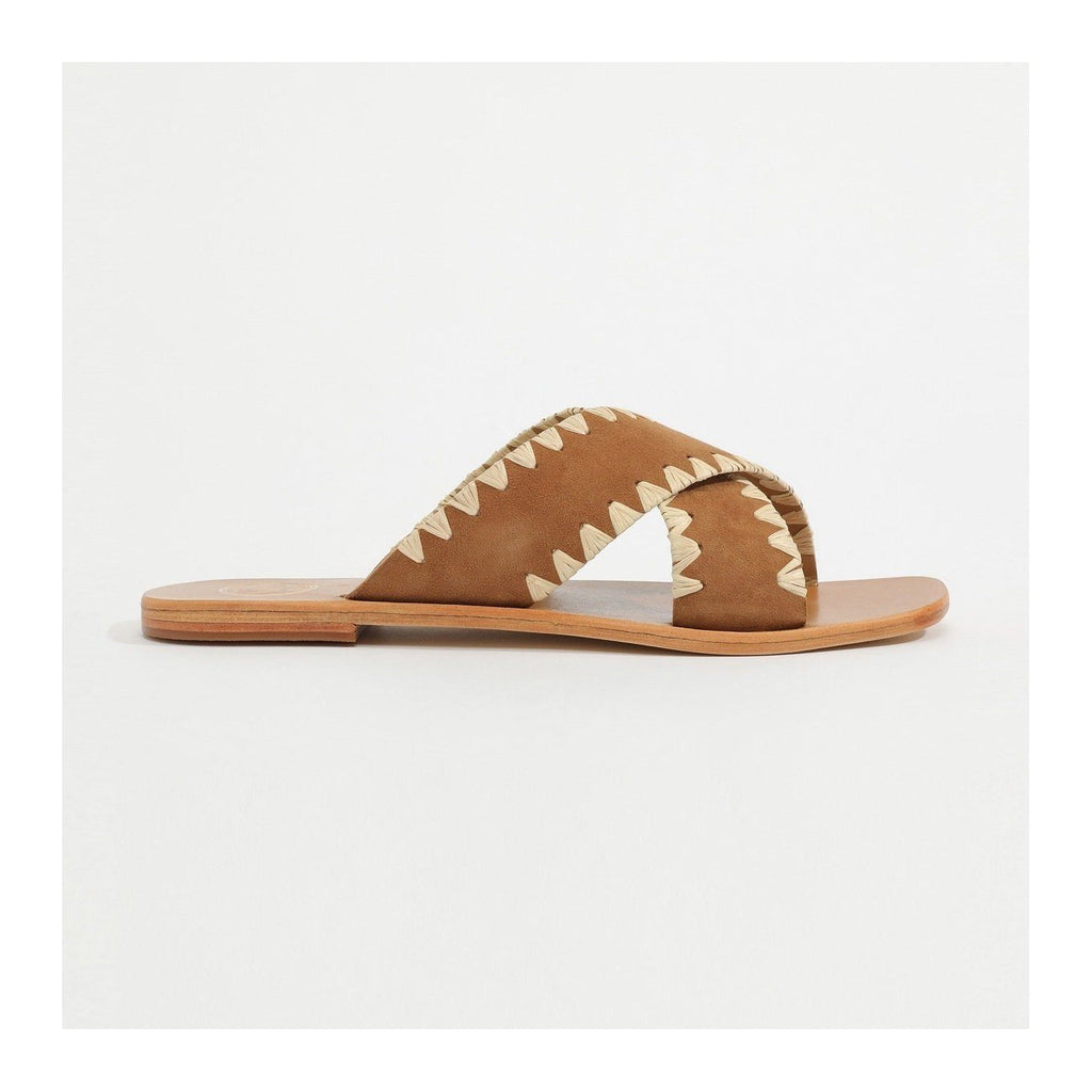 White Sun - Mules Marni - Ante de cabra camel - Camel+Beige