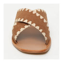 White Sun - Mules Marni - Camel Goat Suede - Camel+Beige