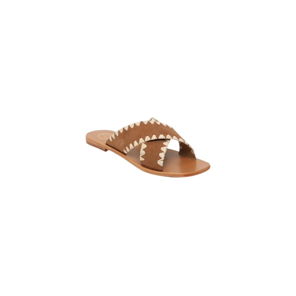 White Sun - Mules Marni - Ante de cabra camel - Camel+Beige
