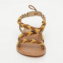 White Sun - Sandalias Ombeline - Amarillo Y Camel - Mujer