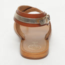 White Sun - Sandalias Philastere - Camel Y Oro - Mujer