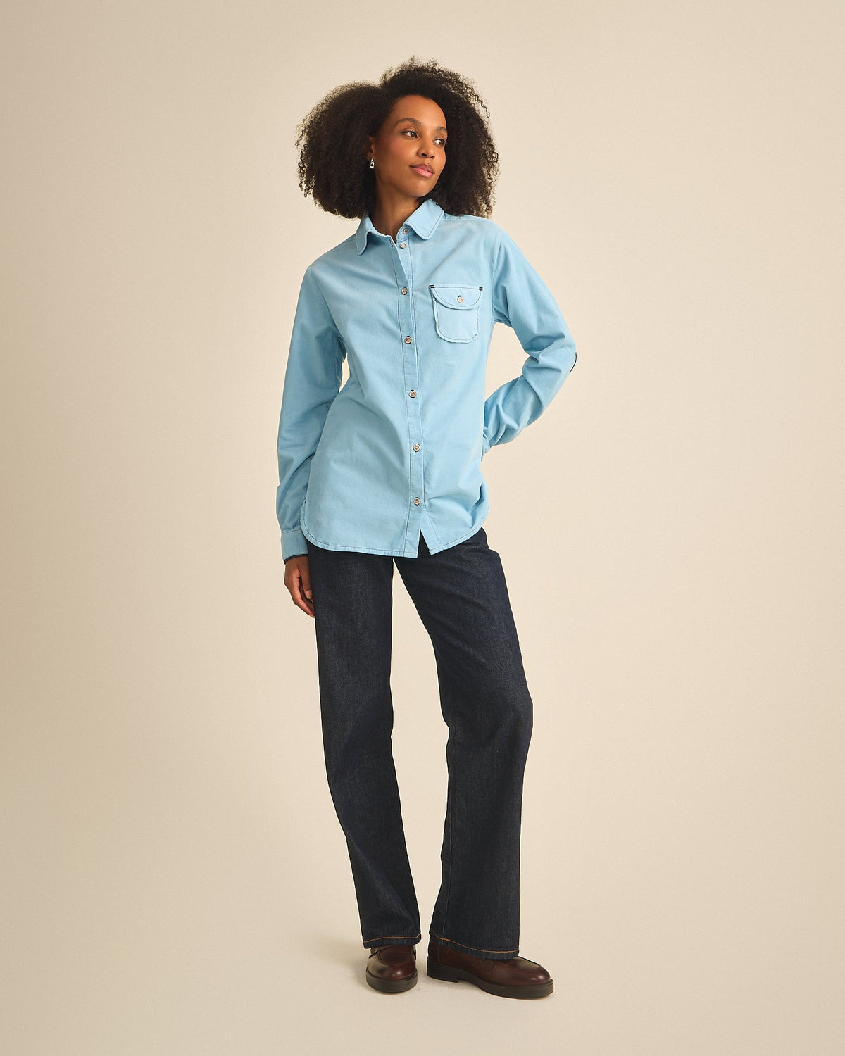 Chemise Alma Bleu Glacier