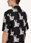 Amiri - Chemise Bowling Imprimé Rabbit - Black - Homme