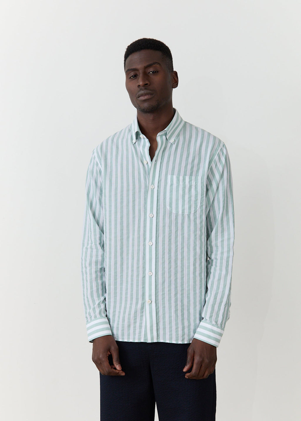 Chemise Calvi - Vert-Blanc