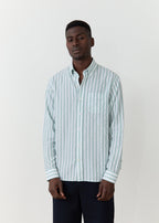 Chemise Calvi - Vert-Blanc
