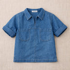 Chemise Carl Denim - Enfant Garçon - Bleu Denim