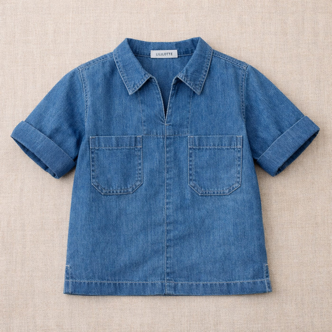 Chemise Carl Denim - Enfant Garçon - Bleu Denim