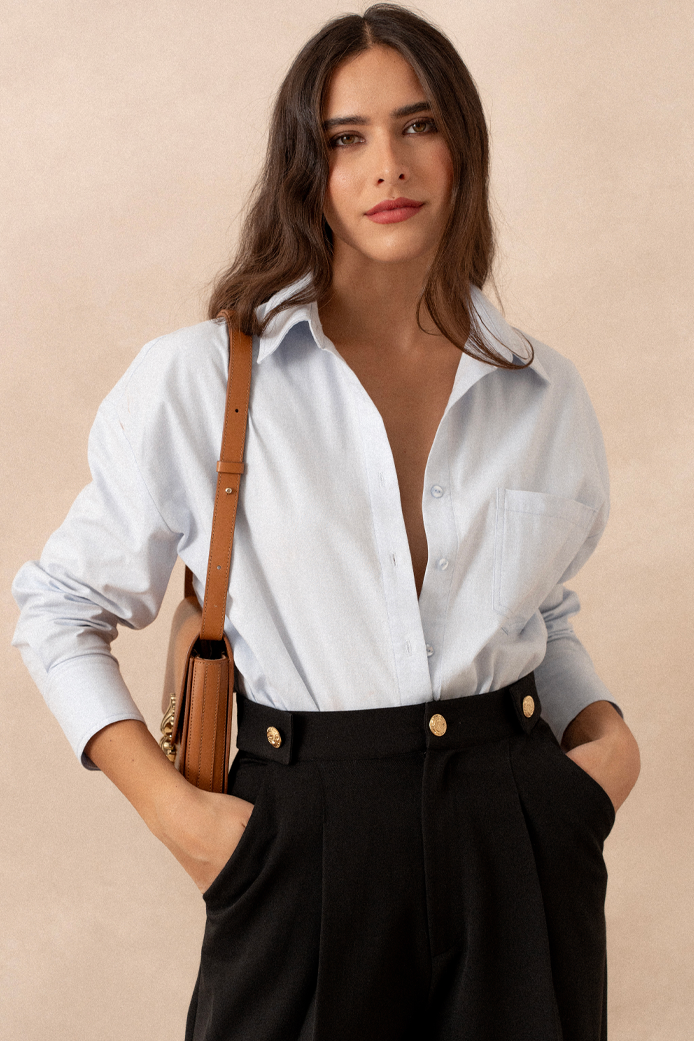 Camisa Célina Chambray