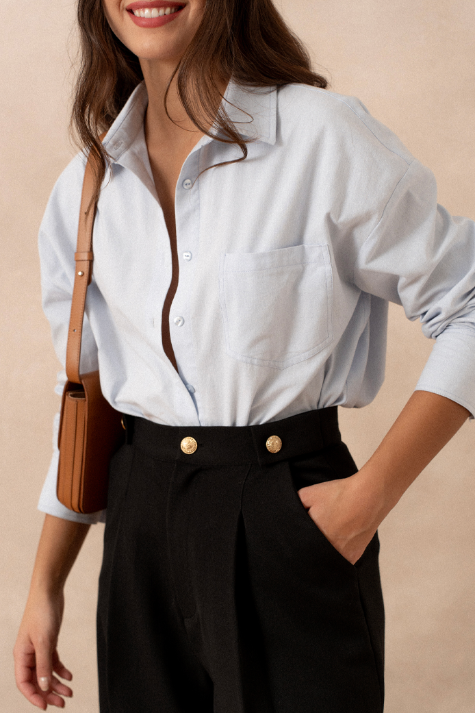CÉLINA CHAMBRAY SHIRT