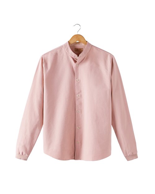 chemise col officier  rose quartz - packshot