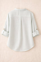 Chemise Côme Rayée - Enfant Garçon - Ecru & Mint