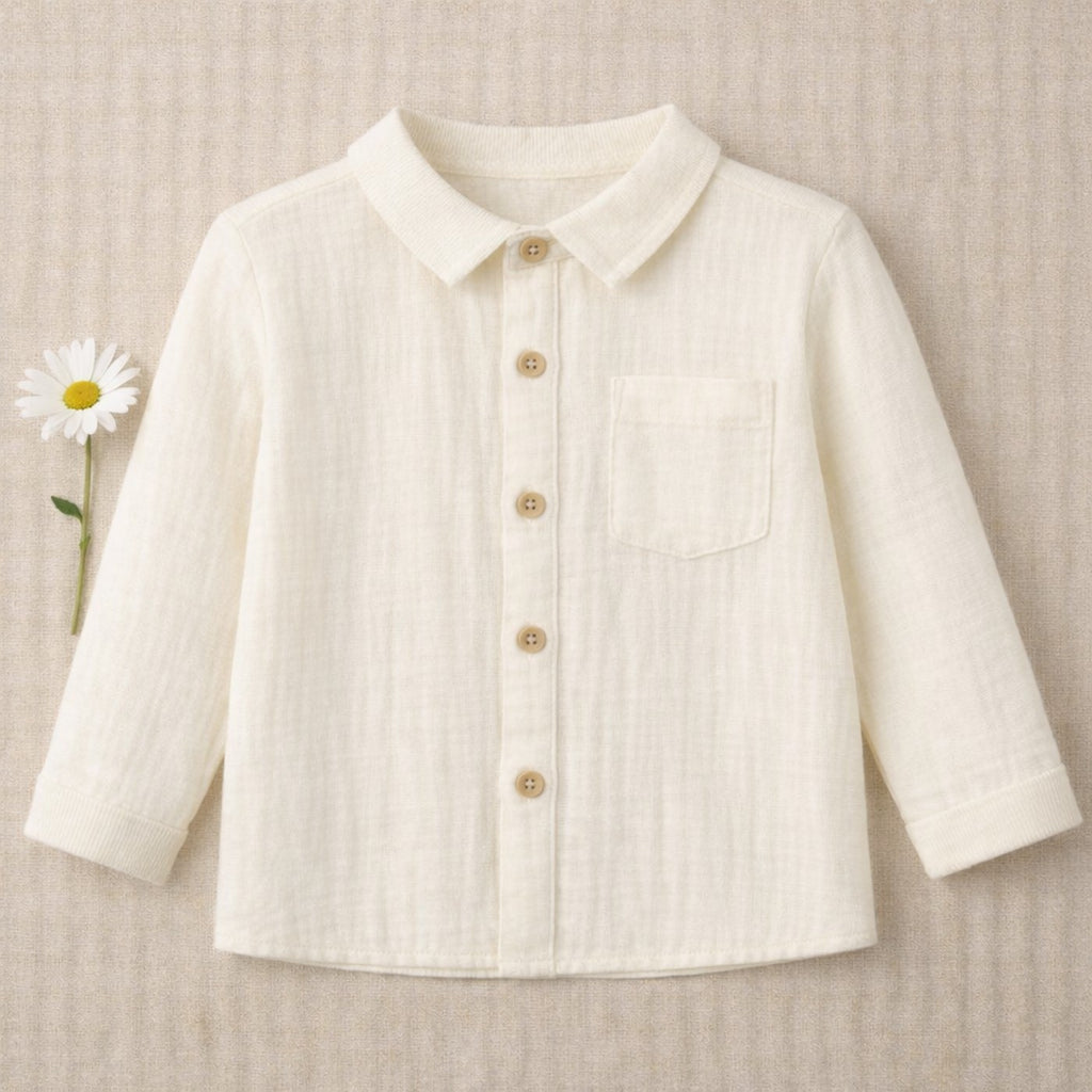 Chemise Constantin Écrue - Enfant Garçon